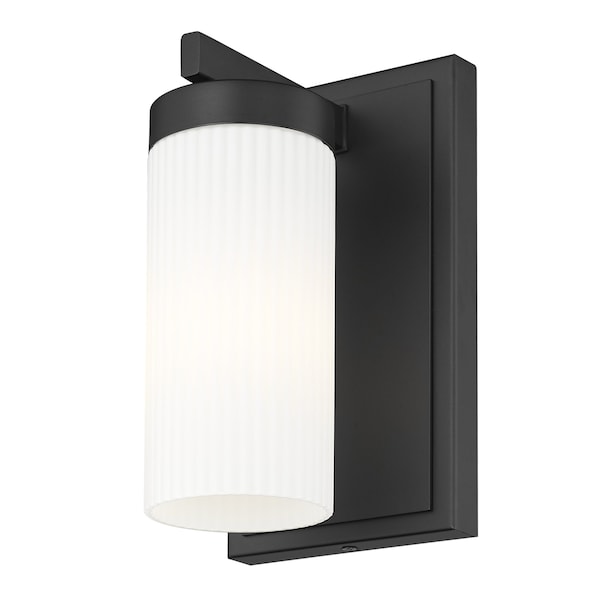 Danica 1 Light Wall Sconce, 4.75in. W X 8.75in. H, Matte Black